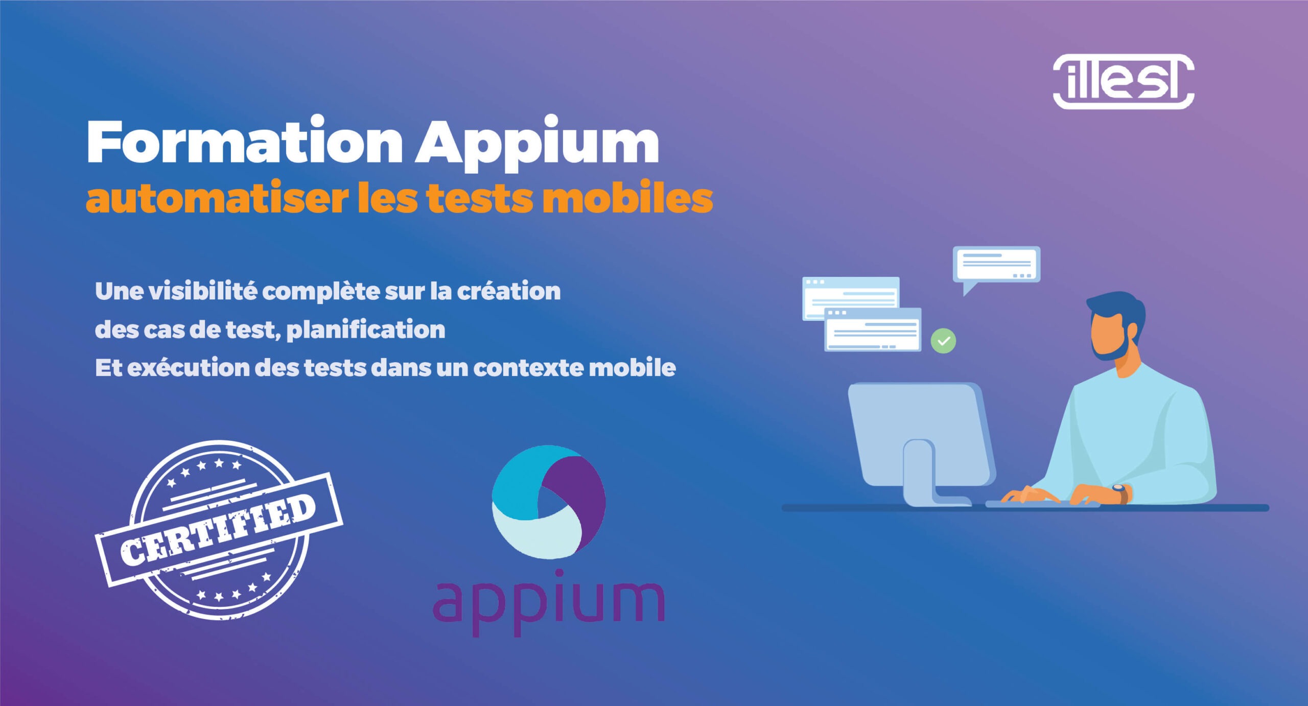 Formation Appium, automatiser les tests mobiles